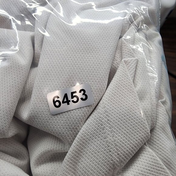 Mens Nike Golf Modern Fit Dri-Fit Polo Shirt White & Neon Green Short Sleeve L - Picture 11 of 11